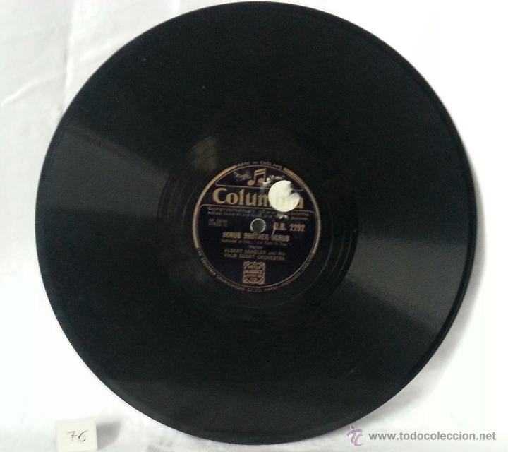 Discos de pizarra: DISCO GRAMOFONO. MACUSLHA-SCRUB BROTHER SCRUB. N&ordm; 76 - Foto 3