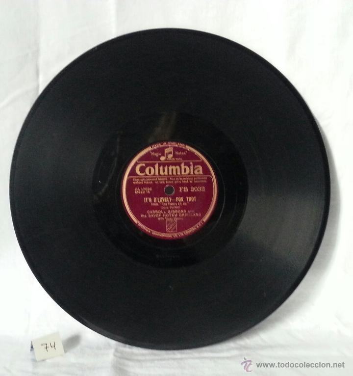 Discos de pizarra: DISCO GRAMOFONO. MUSIC MAESTRO PLEASE. N&ordm; 74 - Foto 4