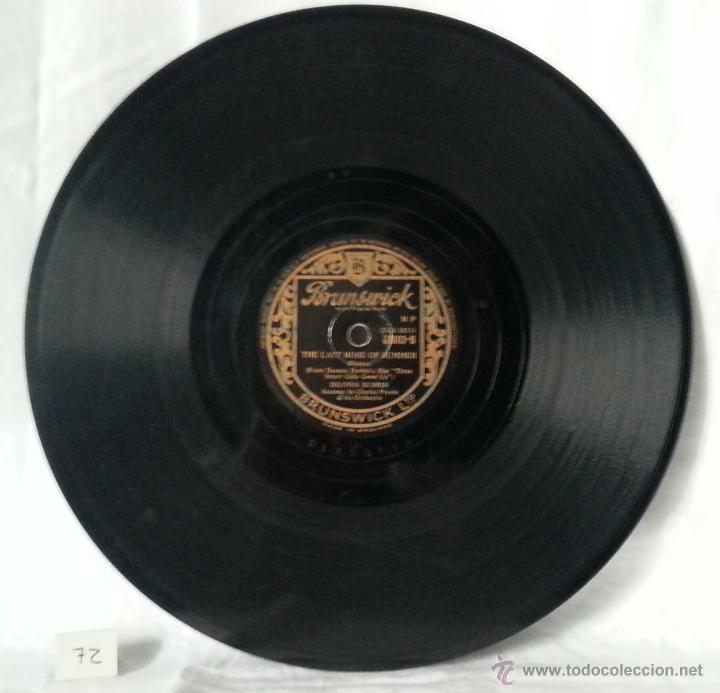 Discos de pizarra: DISCO GRAMOFONO. BECAUSE. DEANNA DURBIN. N&ordm; 72 - Foto 2