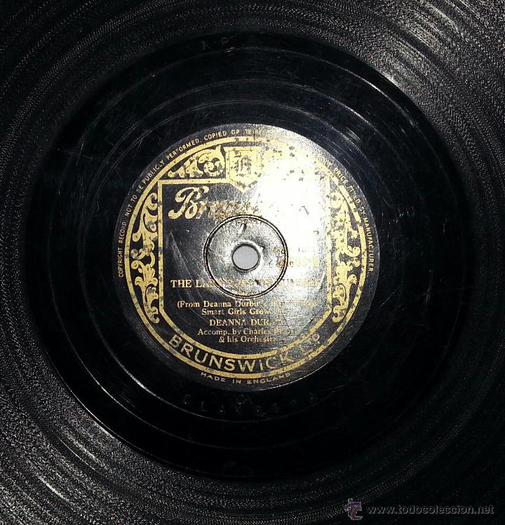 Discos de pizarra: DISCO GRAMOFONO. BECAUSE. DEANNA DURBIN. N&ordm; 72 - Foto 4