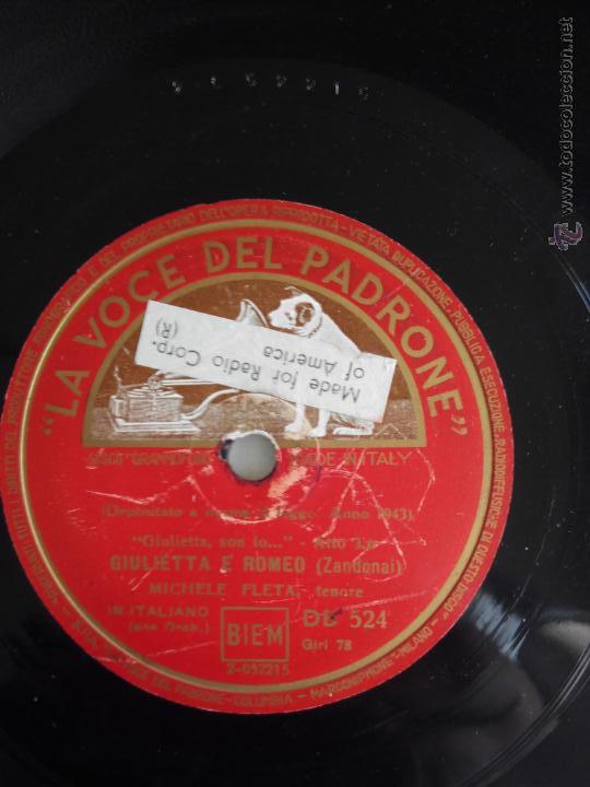 Discos de pizarra: Giuletta e Romeo. Carmen Michele Fleta - Foto 1