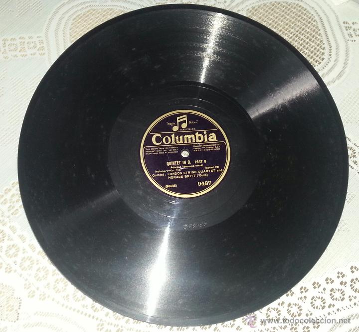 Discos de pizarra: DISCO GRAMOFONO. QUINTET IN C MAYOR. SCHUBERT. - Foto 11