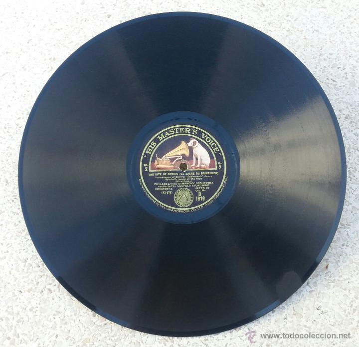 Discos de pizarra: DISCO GRAMOFONO. LE SACRE DU PRINTEMPS. STRAVINSKY. - Foto 5