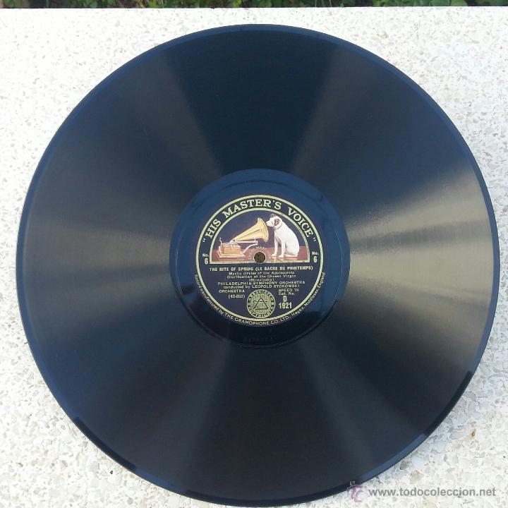 Discos de pizarra: DISCO GRAMOFONO. LE SACRE DU PRINTEMPS. STRAVINSKY. - Foto 8