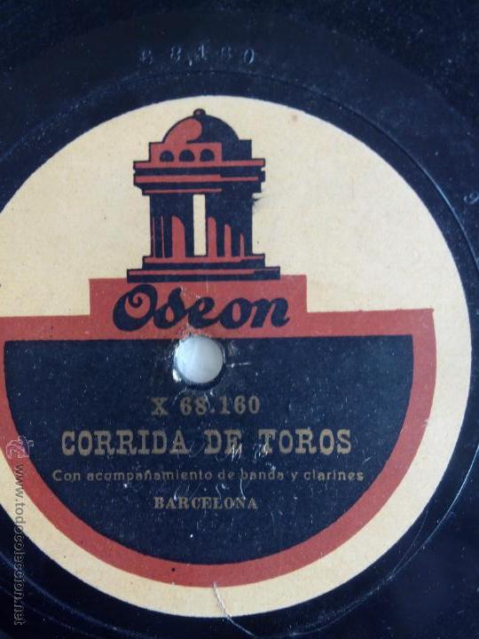 Discos de pizarra: El tren real. Corrida de toros - Foto 1