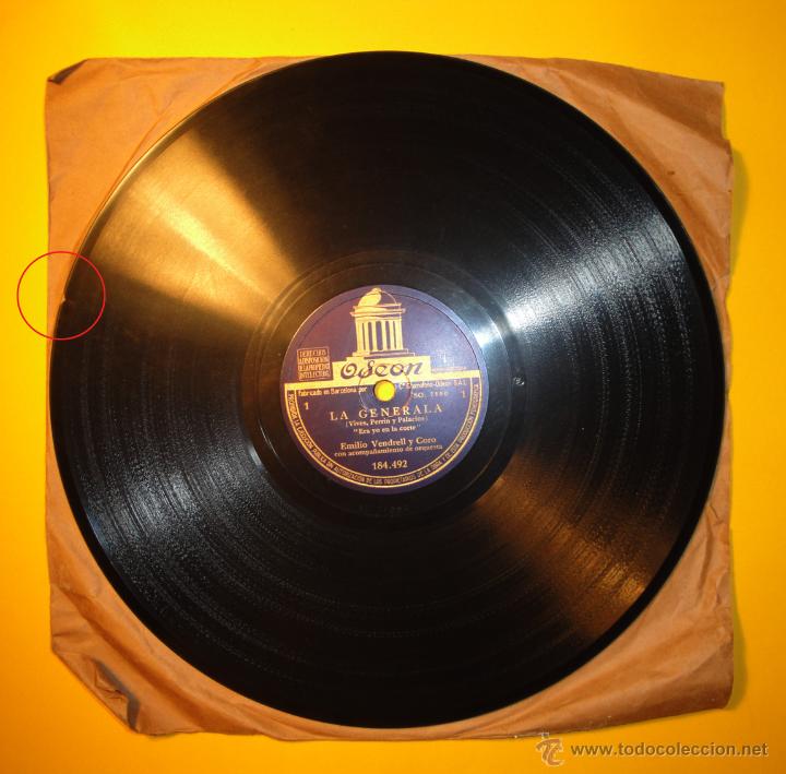 Discos de pizarra: La Generala. De Ode&oacute;n. DEmili Vendrell - Foto 1