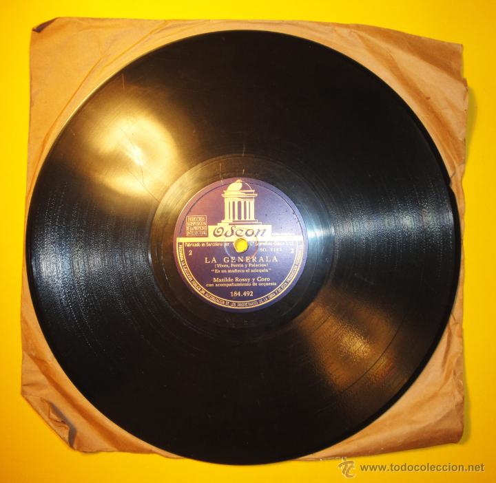 Discos de pizarra: La Generala. De Ode&oacute;n. DEmili Vendrell - Foto 2