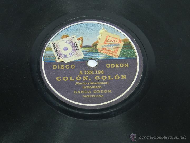 Discos de pizarra: DISCO PIZARRA &iexcl;AY CIPRIANO! / COLON, COLON (SCHOTTISCH), DISCO ODEON A 138196. - Foto 1