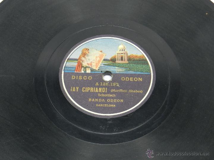 Discos de pizarra: DISCO PIZARRA &iexcl;AY CIPRIANO! / COLON, COLON (SCHOTTISCH), DISCO ODEON A 138196. - Foto 3
