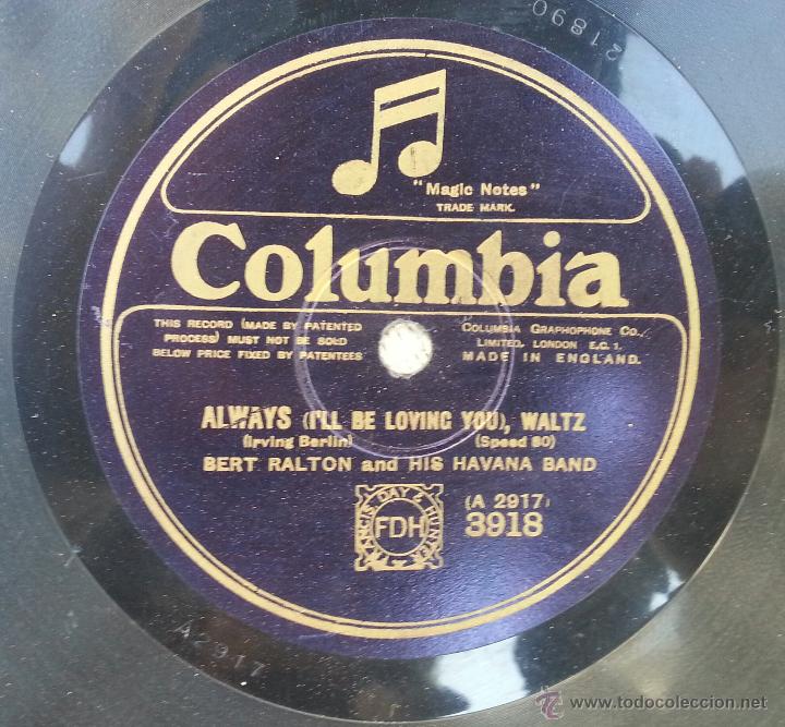 Discos de pizarra: DISCO GRAMOFONO. VALENCIA. DANSE D&acute;ESPAGNE. N&ordm; 81. - Foto 3