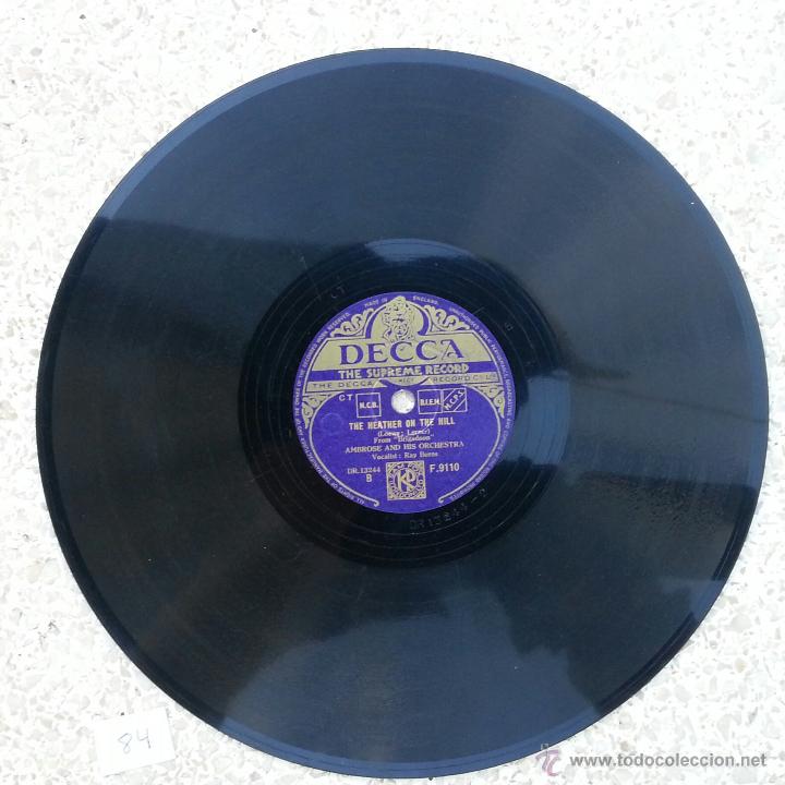 Discos de pizarra: DISCO GRAMOFONO. ALMOST LIKE BING IN LOVE. N&ordm; 84 - Foto 1