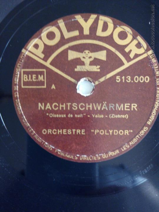 Discos de pizarra: Kunstlerleben. Nachtschwarmer.  Orchestre Polydor - Foto 1