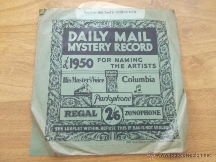 Discos de pizarra: DAILY MAIL. MYSTERY RECORD. - Foto 1