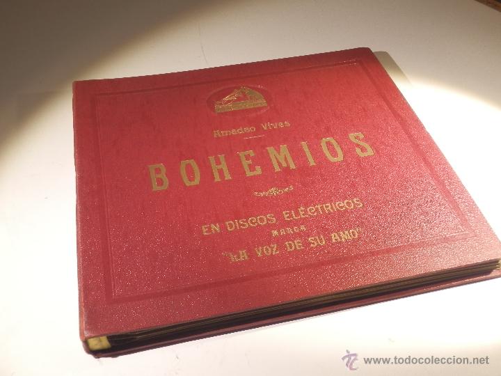 Discos de pizarra: BOHEMIOS DE AMADEO VIVES. LA VOZ DE SU AMO - Foto 1