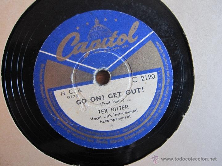Discos de pizarra: TEX RITTER `High Noon` Country - Foto 2