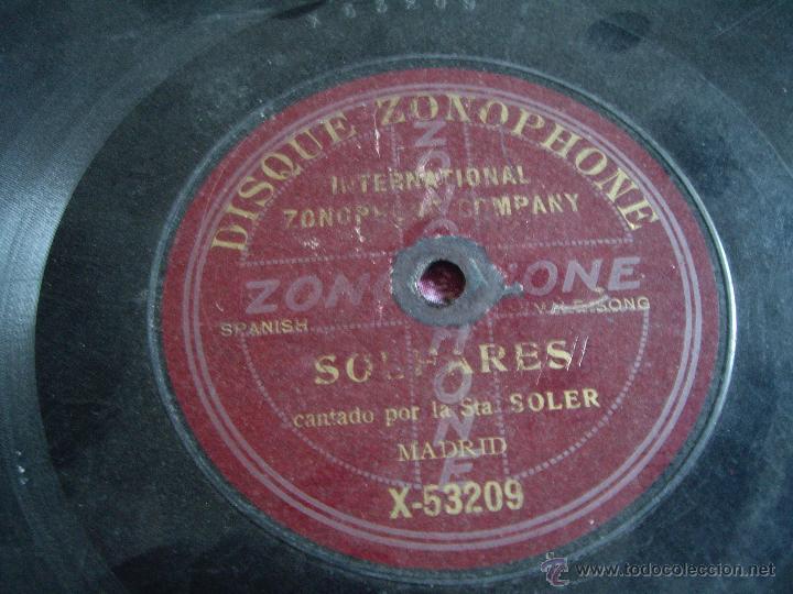 Discos de pizarra: sta soler-soleares - Foto 1