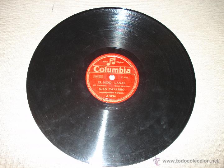 Discos de pizarra: JUAN NAVARRO - LA PENA - Foto 1