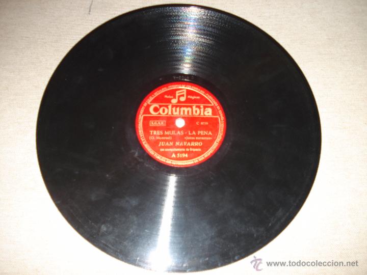 Discos de pizarra: JUAN NAVARRO - LA PENA - Foto 2