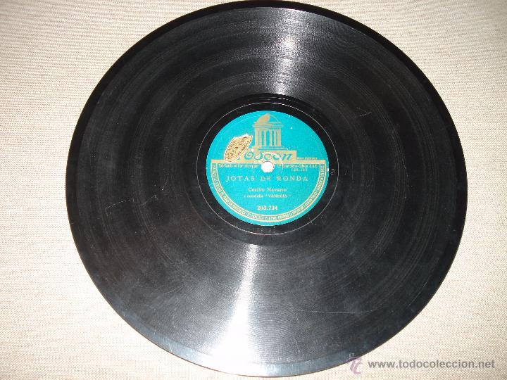 Discos de pizarra: CECILIO NAVARRO - JOTAS DE RONDA - Foto 2