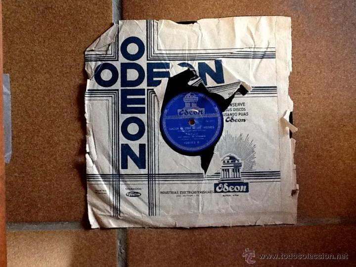 Discos de pizarra: DESDE EL CIELO VENGO / CANCI&Oacute;N DE CUNA DE LOS PASTORES (Ode&oacute;n) - Foto 1