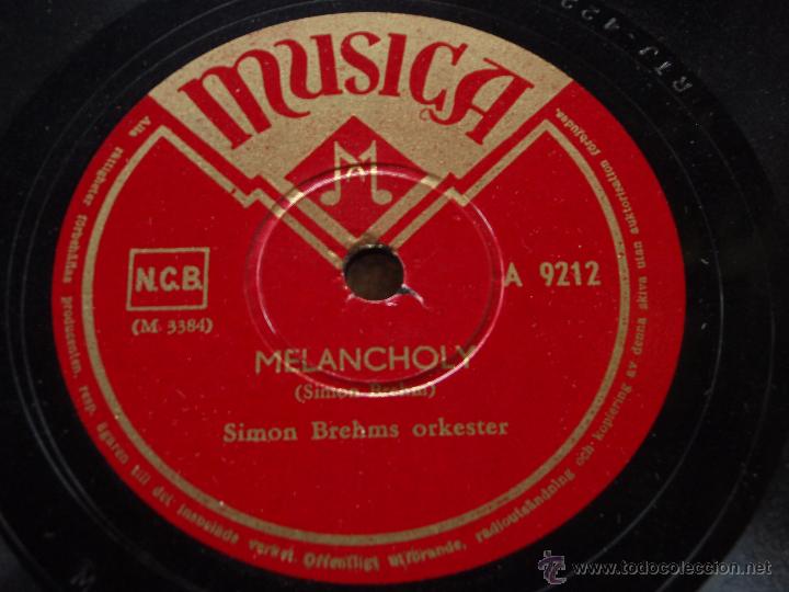 Discos de pizarra: SIMON BREHMS ORKESTER ( MELACHOLY - FOREVER STONED )   MUSICA - Foto 1