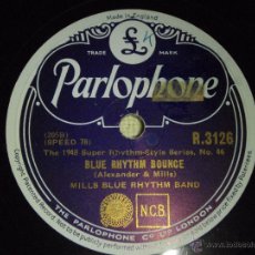 Discos de pizarra: MILLS BLUE RHYTHM BAND ( BLUE RHYTHM SERENADE - BLUE RHYTHM BOUNCE ) THE 1948 SUPER RHYTHM STYLE SE