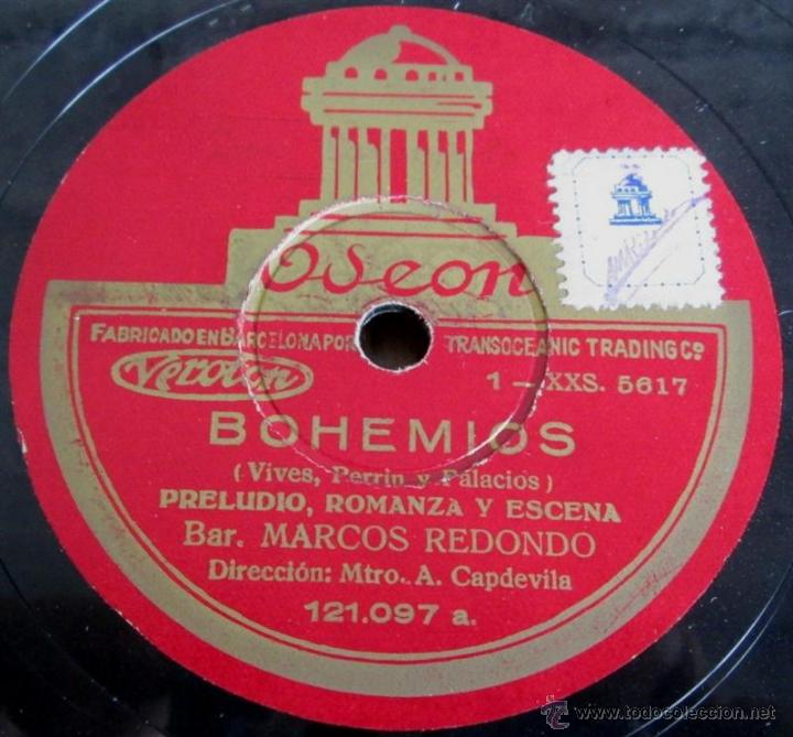 Discos de pizarra: &Aacute;lbum con 6 discos de pizarra   BOHEMIOS - Foto 8