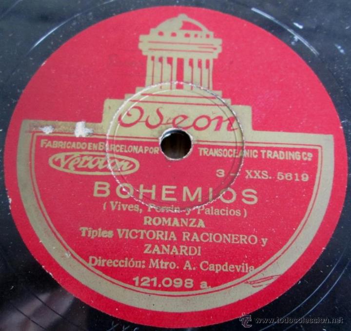 Discos de pizarra: &Aacute;lbum con 6 discos de pizarra   BOHEMIOS - Foto 12