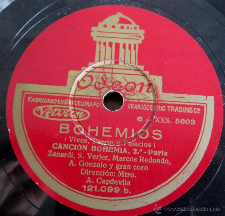 Discos de pizarra: &Aacute;lbum con 6 discos de pizarra   BOHEMIOS - Foto 18