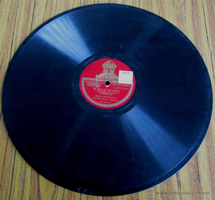 Discos de pizarra: &Aacute;lbum con 6 discos de pizarra   BOHEMIOS - Foto 25