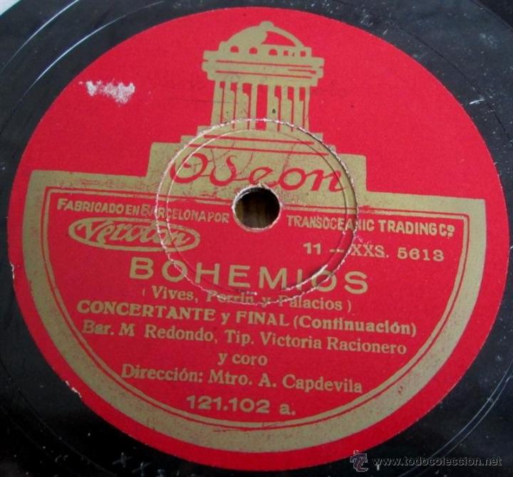 Discos de pizarra: &Aacute;lbum con 6 discos de pizarra   BOHEMIOS - Foto 28