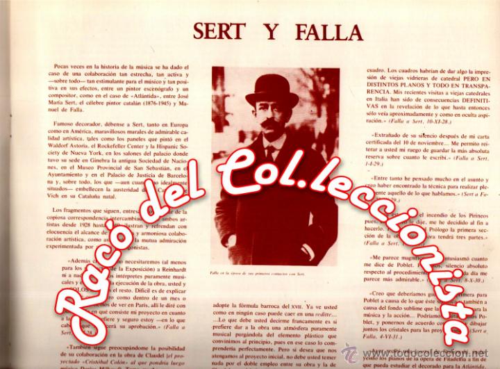 Discos de pizarra: CAJA OPERA: 2 LPS + LIBRETO. FALLA -HALFFTER. ATLANTIDA. a&ntilde;o: 1982 - Foto 5