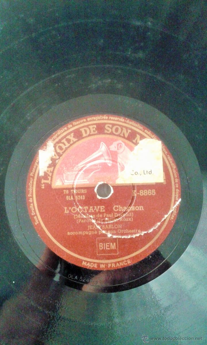 Discos de pizarra: DISCO PIZARRA LA VOIX DE SON MAITRE. SIN COMPROBAR - Foto 2