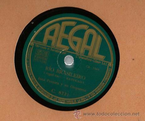 Discos de pizarra: ISSA PEREIDA Y SU ORQUESTA : BAMBA + RIO BRASILEIRO - Foto 1