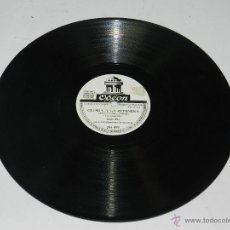 Discos de pizarra: DISCO DE PIZARRA DE 78 RPM - MARI PAZ CON ORQUESTA - GLORIA A LA PETENERA / UN REAL MOZO - ED. ODEON