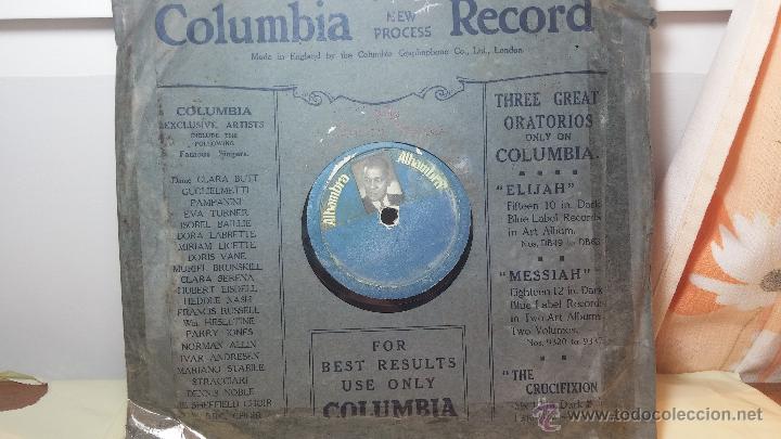 Discos de pizarra: Disco de pizarra antiguo, PASODOBLE.... EL DOS DE MAYO - DE GRANADA A SEVILLA - Foto 3