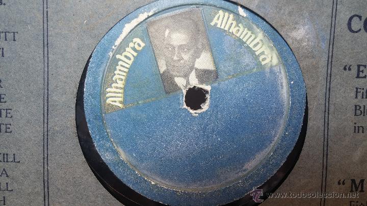 Discos de pizarra: Disco de pizarra antiguo, PASODOBLE.... EL DOS DE MAYO - DE GRANADA A SEVILLA - Foto 4