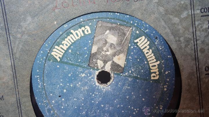 Discos de pizarra: Disco de pizarra antiguo, PASODOBLE.... EL DOS DE MAYO - DE GRANADA A SEVILLA - Foto 5