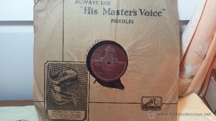 Discos de pizarra: Disco de pizarra antiguo, ALBENIZ.... SEVILLA - GRANADA - Foto 2