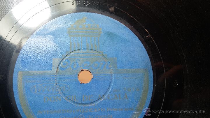 Discos de pizarra: Disco de pizarra antiguo, ORQUESTA DE CUERDA - Don Gil de Alcal&aacute; - Foto 7
