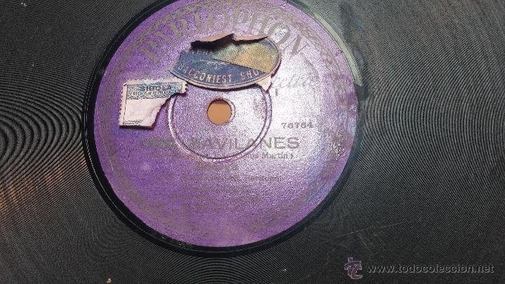 Discos de pizarra: Disco de pizarra antiguo, LOS GAVILANES, milonga - salida - Foto 8