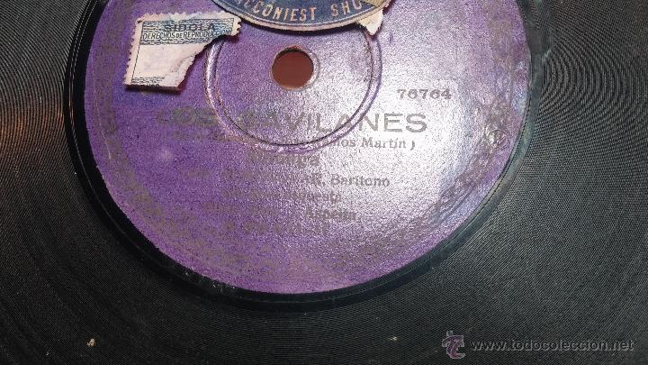 Discos de pizarra: Disco de pizarra antiguo, LOS GAVILANES, milonga - salida - Foto 9