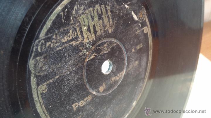 Discos de pizarra: Disco de pizarra antiguo, EL TANGO TRIUNFA- LOS VILLAS UF- Dialogo comico - Foto 4