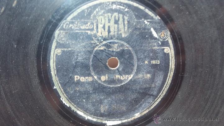 Discos de pizarra: Disco de pizarra antiguo, EL TANGO TRIUNFA- LOS VILLAS UF- Dialogo comico - Foto 6