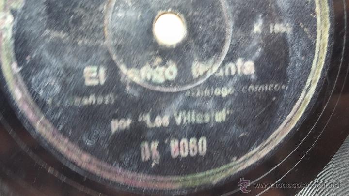 Discos de pizarra: Disco de pizarra antiguo, EL TANGO TRIUNFA- LOS VILLAS UF- Dialogo comico - Foto 11