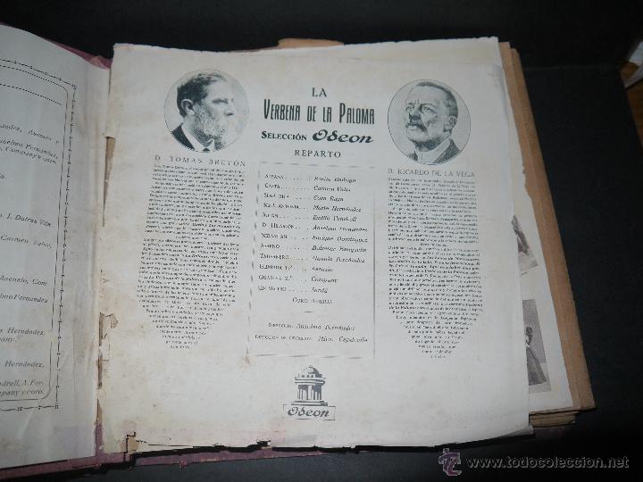 Discos de pizarra: LA VERBENA DE LA PALOMA, ODEON, 8 DISCOS DE PIZARRA, COMPLETA. - Foto 3
