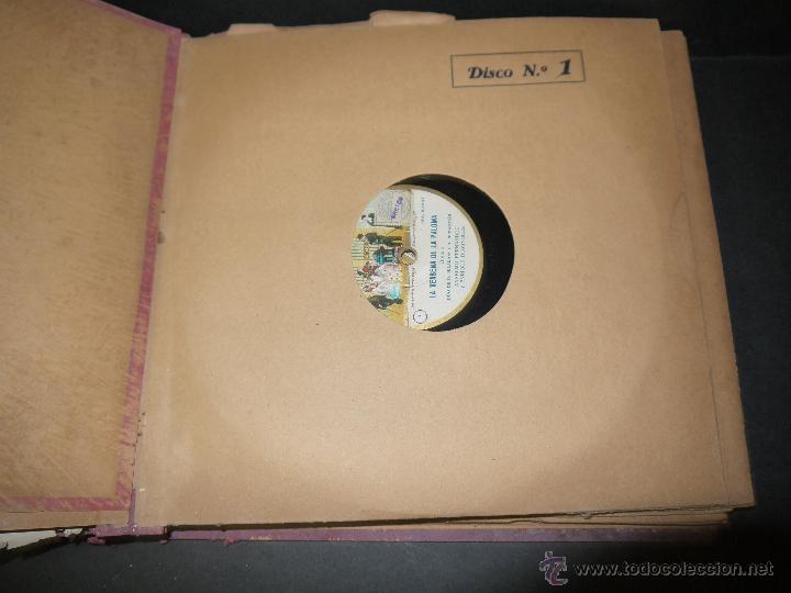 Discos de pizarra: LA VERBENA DE LA PALOMA, ODEON, 8 DISCOS DE PIZARRA, COMPLETA. - Foto 8