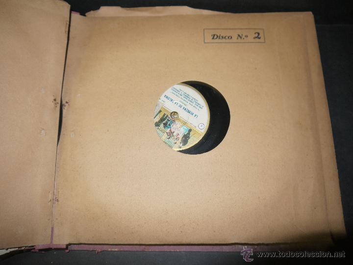 Discos de pizarra: LA VERBENA DE LA PALOMA, ODEON, 8 DISCOS DE PIZARRA, COMPLETA. - Foto 9
