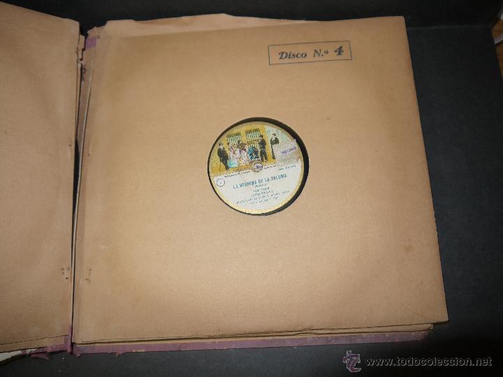 Discos de pizarra: LA VERBENA DE LA PALOMA, ODEON, 8 DISCOS DE PIZARRA, COMPLETA. - Foto 11