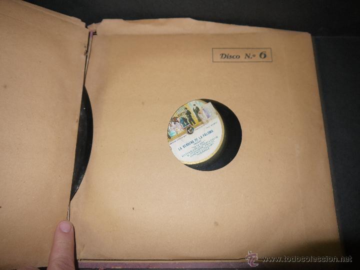 Discos de pizarra: LA VERBENA DE LA PALOMA, ODEON, 8 DISCOS DE PIZARRA, COMPLETA. - Foto 13